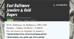 Desktop Screenshot of eastbaltimorejewelers.com